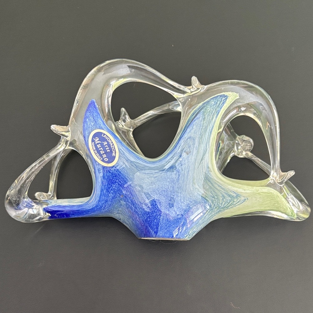 Murano Glass Lavorazione Napkin Holder